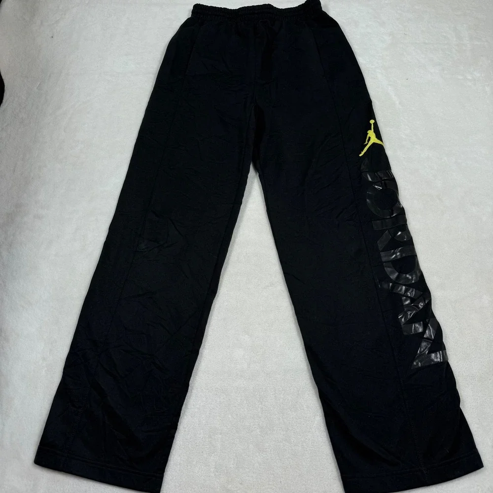 Kids‎ Jordan Black Track Pants Joggers Youth 12-13 Years Gym Athletic